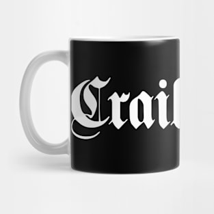 Crailsheim written with gothic font Mug